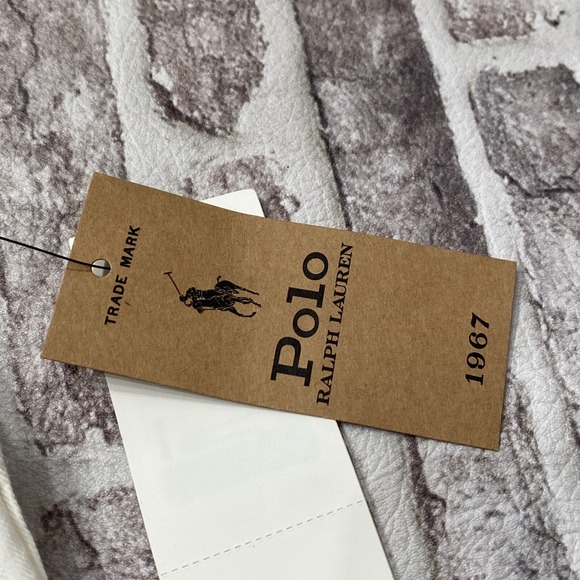 Polo Ralph Lauren Shorts Dngr Mens White Denim 36 Carpenter Frayed Workwear NWT - Picture 16 of 16